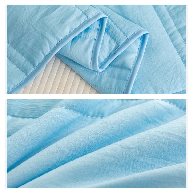 Cooling Blanket for Summer Air Condition Quilt Skin-Friendly Breathable Lightweight Blanket Washable Nap Blanket 여름이불 Crete Dete