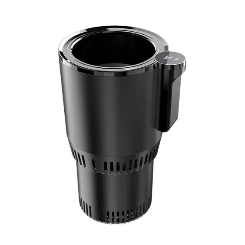 2-In-1 Car Cup Holder Cooler Warmer 12V Smart Temperature Control Rapid Heating/Cooling Mug for Travel/Office/Home