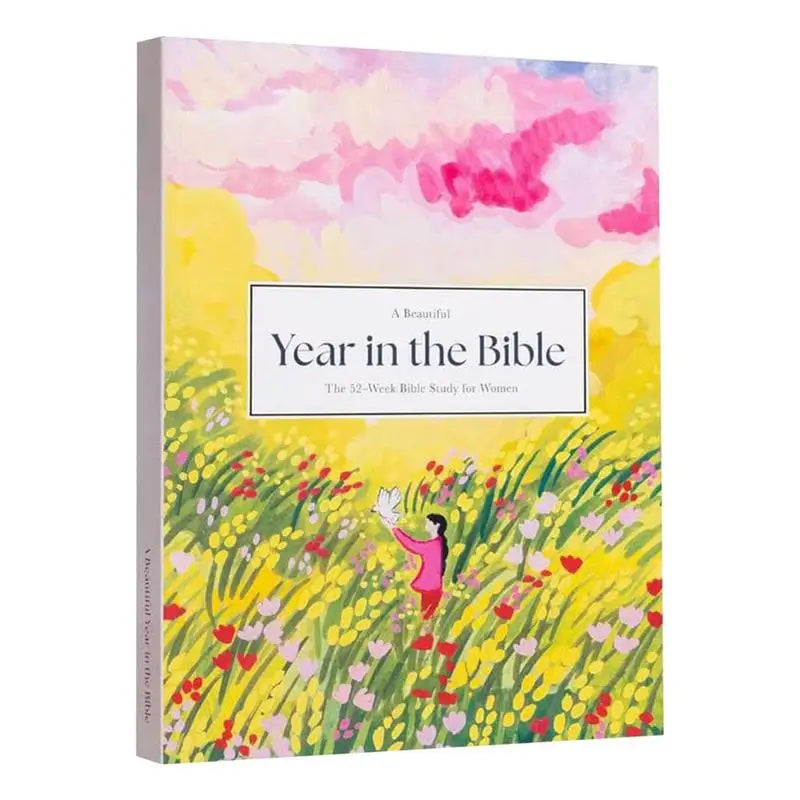 A Beautiful Year in the Bible Women Bible Study Guide Religious Notebook 52 Week Christian Journal Lady Religious Notebook