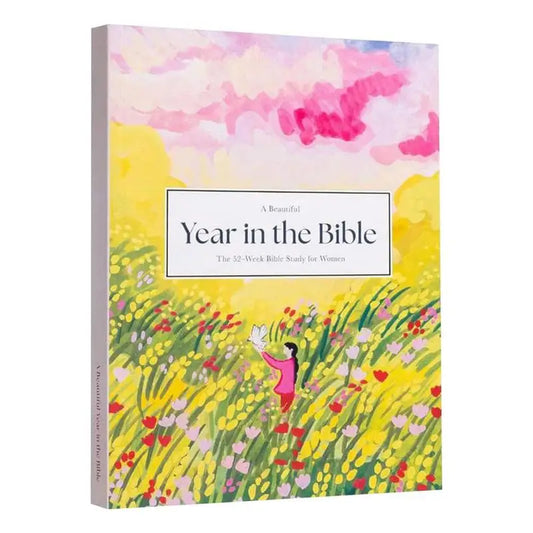 A Beautiful Year in the Bible Women Bible Study Guide Religious Notebook 52 Week Christian Journal Lady Religious Notebook
